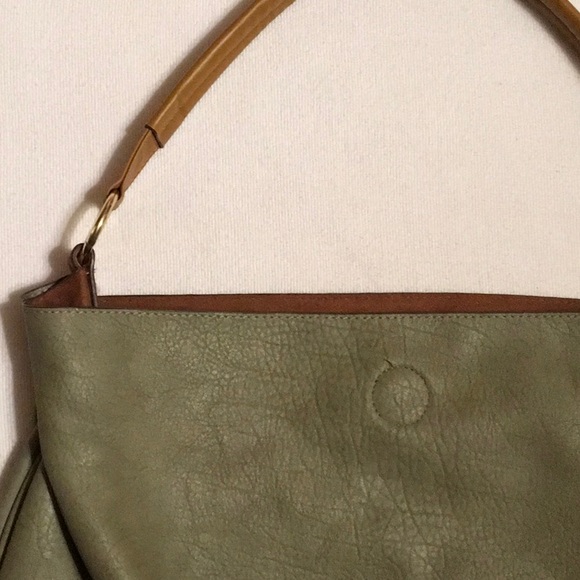 Anthropologie Vegan Leather Tote 17x20 - Picture 2 of 11